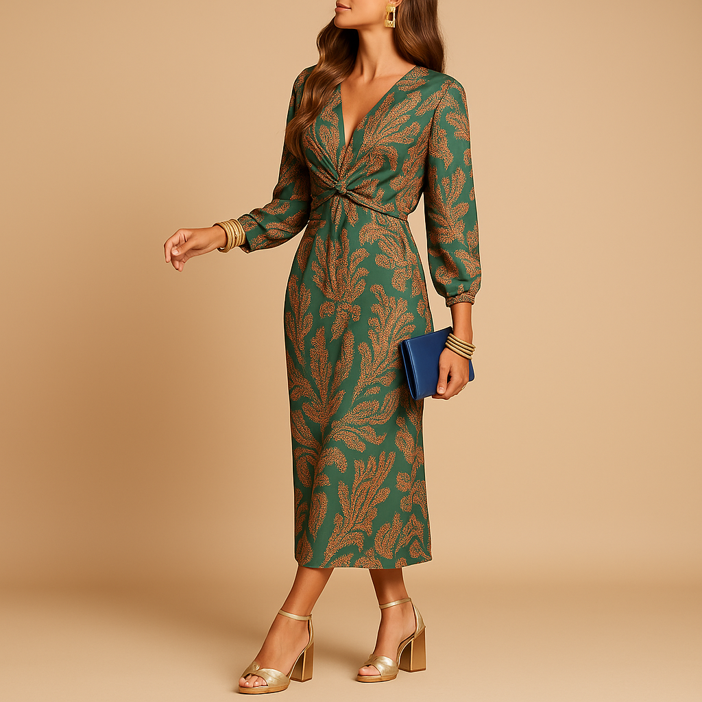 Elegant A-Line Maxi Dress for All Seasons | Femke