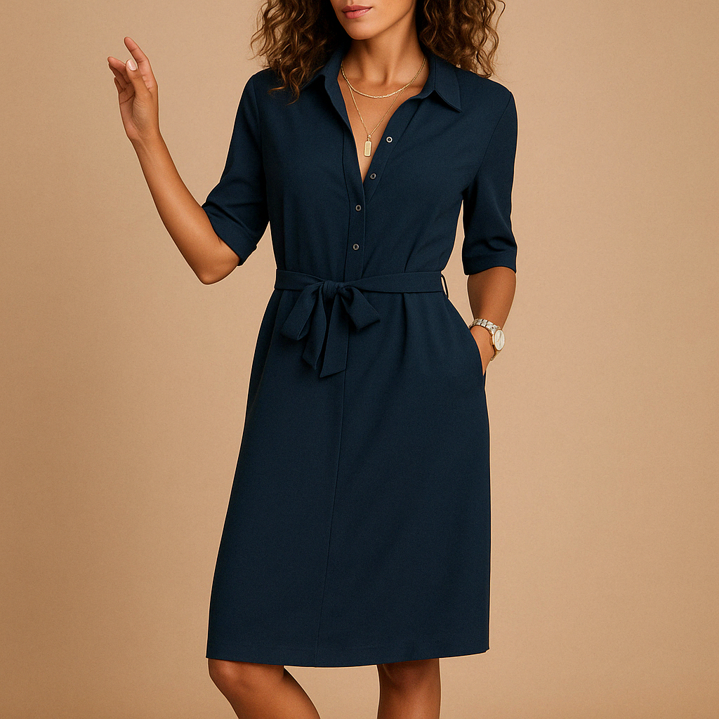 Elegant Casual Women's Dress with Modern Cut | Milou