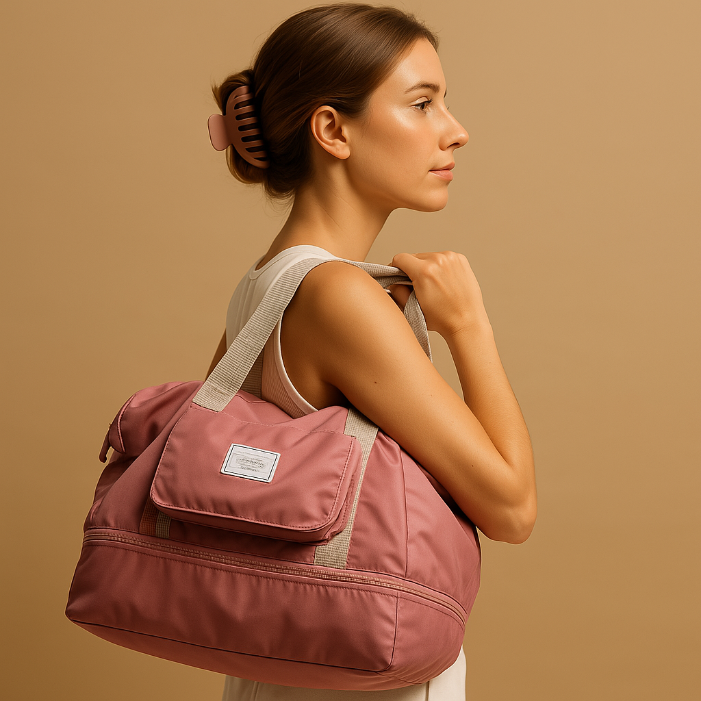 Expandable foldable travel bag for women | Harper