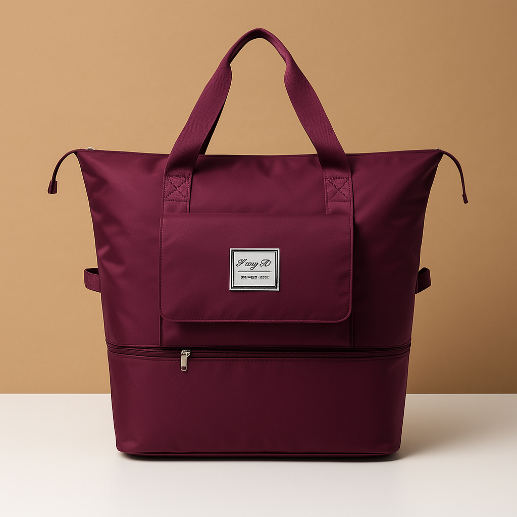 Expandable foldable travel bag for women | Harper