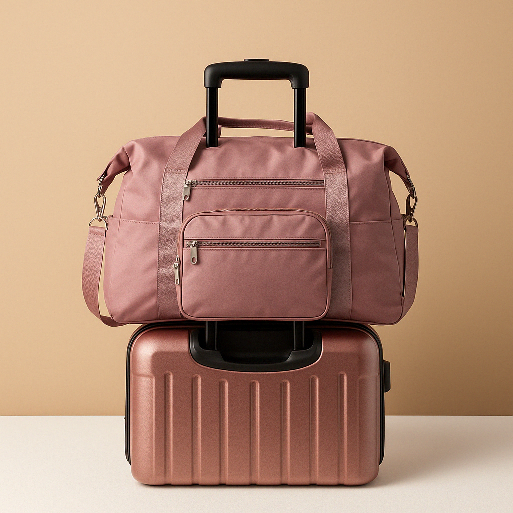 Expandable foldable travel bag for women | Harper