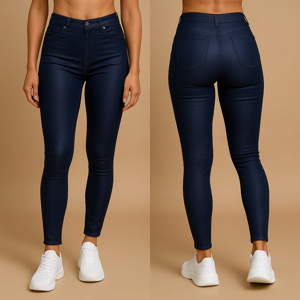 High Waist Leather Pants for Women - Smart Fit, Stretchable | Milou