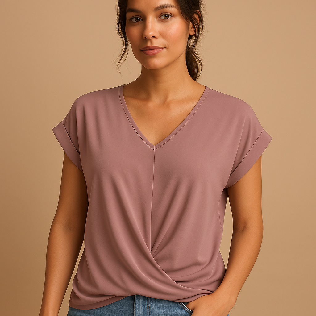Women's Blouse with Flattering V-Neck for Any Occasion | Joline