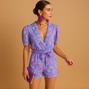 Flattering Jumpsuit with Built-In Belt for Women | Mila