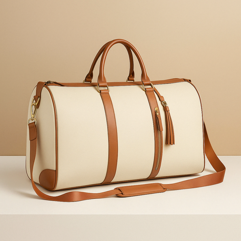 Water-resistant garment duffle bag for women | Amelia