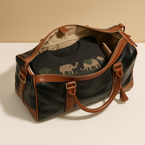 Water-resistant garment duffle bag for women | Amelia