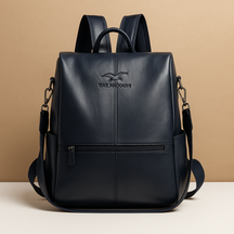 Anti-theft leather backpack for women | Meredith