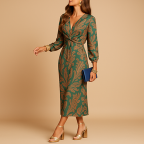 Elegant A-Line Maxi Dress for All Seasons | Femke
