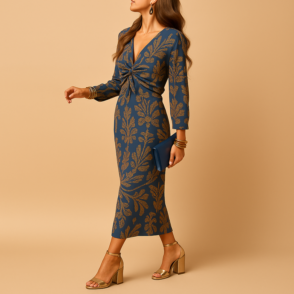 Elegant A-Line Maxi Dress for All Seasons | Femke