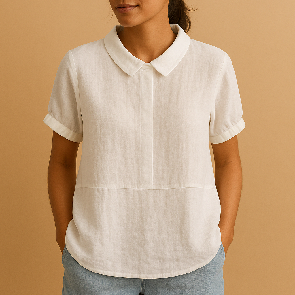 Elegant Women's Blouse with Tailored Fit for Office Wear | Floor