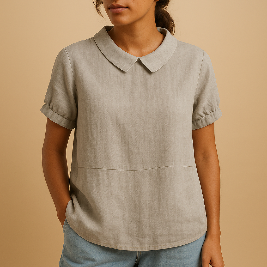 Elegant Women's Blouse with Tailored Fit for Office Wear | Floor