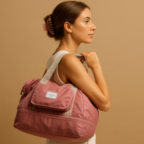 Expandable foldable travel bag for women | Harper