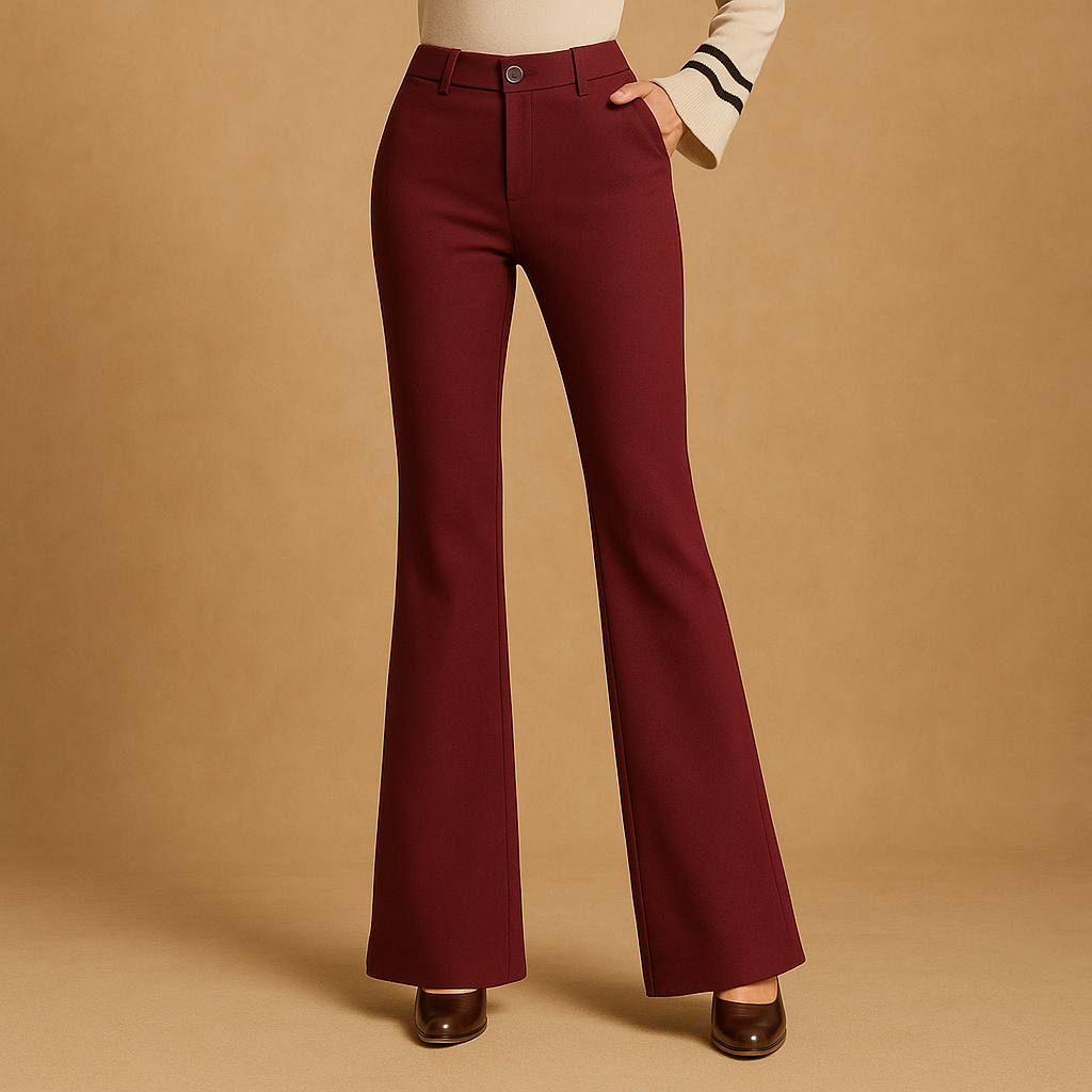 Wide Leg High-Waisted Flared Pants for Women | Renée