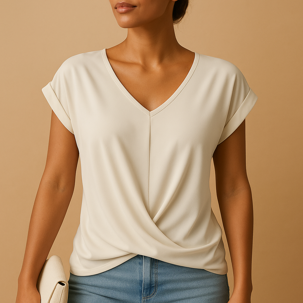 Women's Blouse with Flattering V-Neck for Any Occasion | Joline