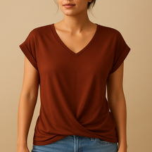 Women's Blouse with Flattering V-Neck for Any Occasion | Joline